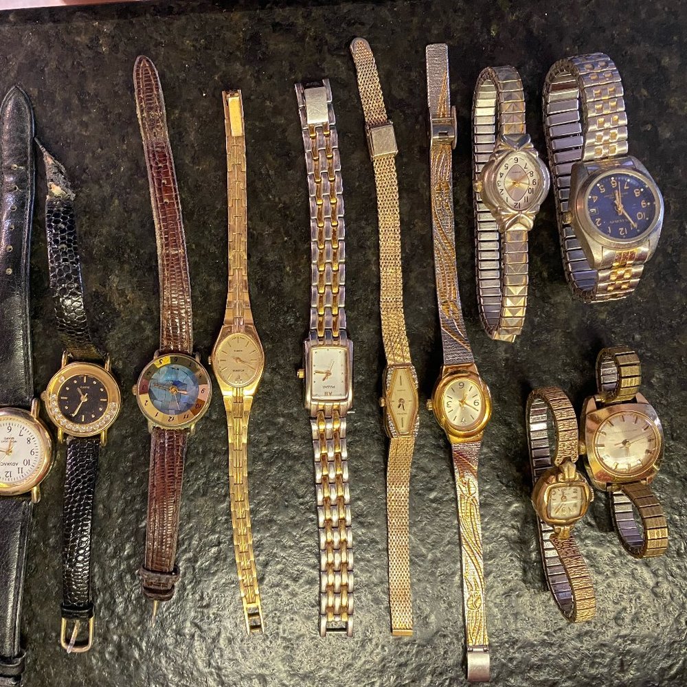 Women's Watches Bundle Lot of 12 - Timex, Pulsar and more